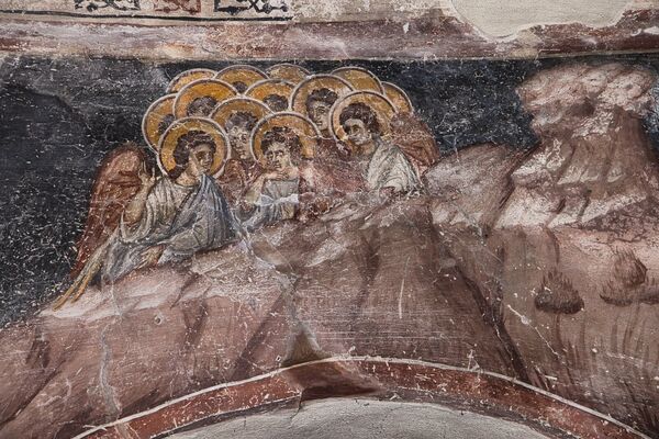 Above You on the throne, below in the tomb, detail