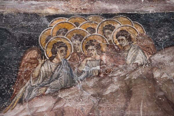 Above You on the throne, below in the tomb, detail