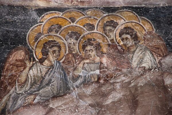 Above You on the throne, below in the tomb, detail