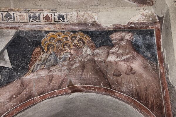 Above You on the throne, below in the tomb, detail