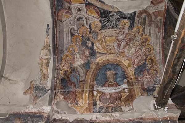 Descent of the Holy Spirit on the Apostles, detail