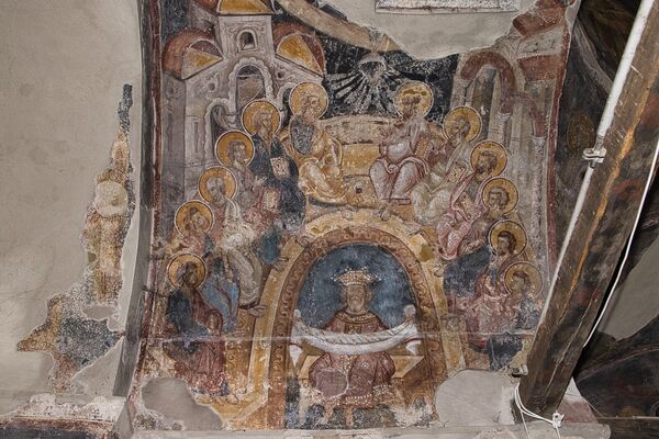 Descent of the Holy Spirit on the Apostles, detail