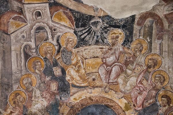 Descent of the Holy Spirit on the Apostles, detail