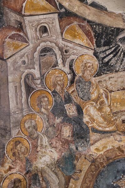 Descent of the Holy Spirit on the Apostles, detail