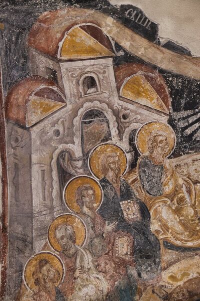 Descent of the Holy Spirit on the Apostles, detail