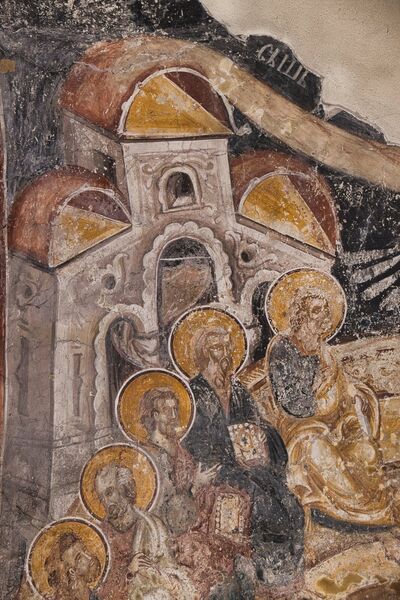 Descent of the Holy Spirit on the Apostles, detail