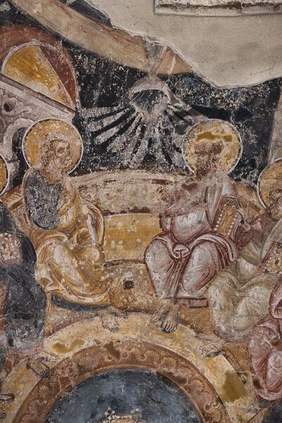 Descent of the Holy Spirit on the Apostles, detail