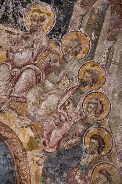 Descent of the Holy Spirit on the Apostles, detail