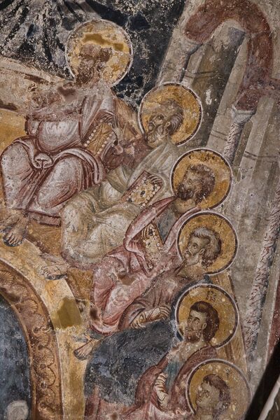 Descent of the Holy Spirit on the Apostles, detail