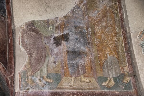 Doubting Thomas, detail