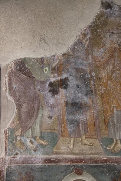 Doubting Thomas, detail