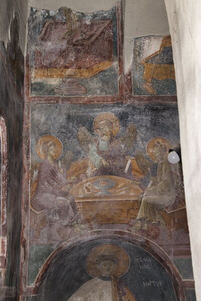 Vision of St. Peter of Alexandria and the Hospitality of Abraham