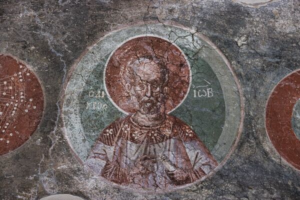 Righteous Job in a medallion