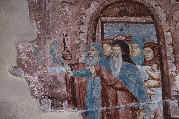 Christ's Entry into Jerusalem, detail