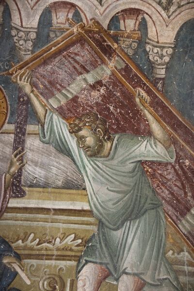Healing of the paralytic at Bethesda, detail