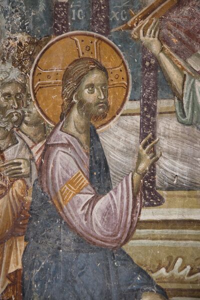 Healing of the paralytic at Bethesda, detail