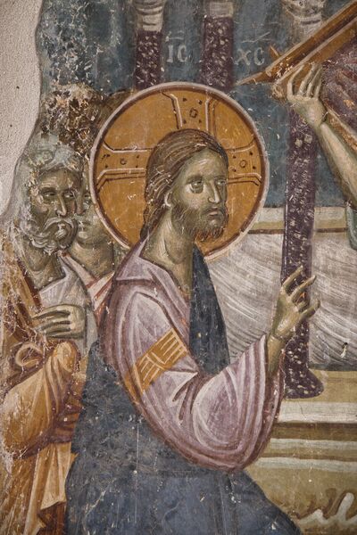 Healing of the paralytic at Bethesda, detail