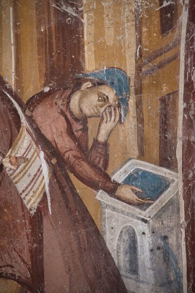 Healing of the man born blind, detail