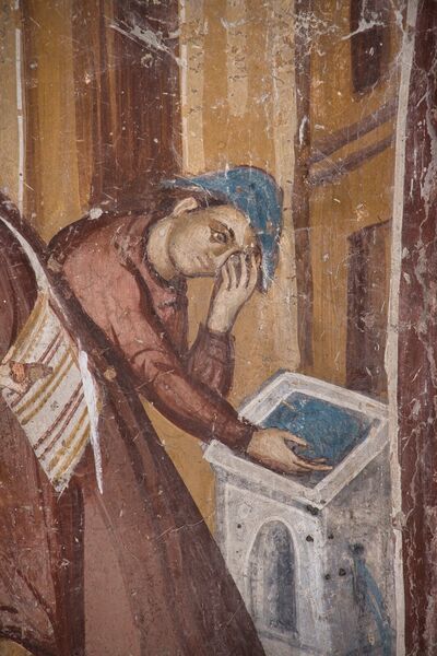 Healing of the man born blind, detail