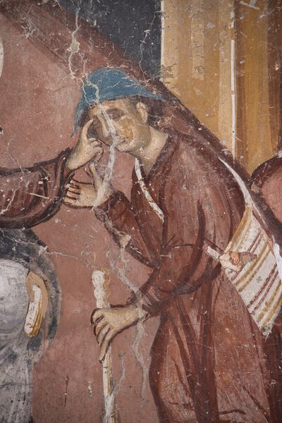 Healing of the man born blind, detail