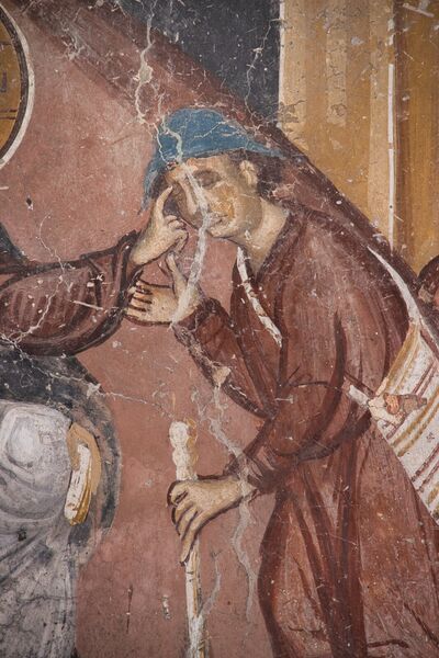 Healing of the man born blind, detail