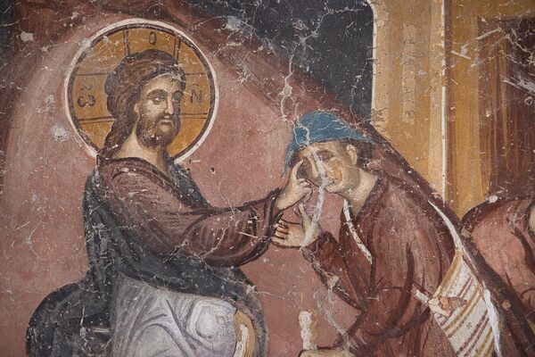 Healing of the man born blind, detail