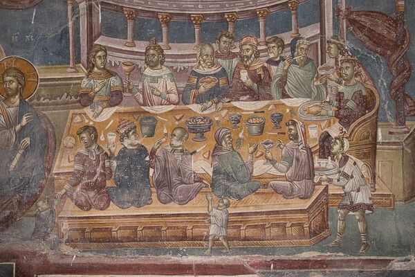 Wedding at Cana, detail