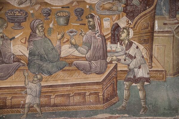 Wedding at Cana, detail