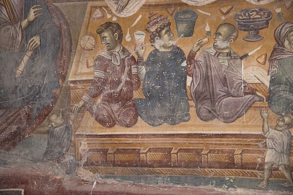 Wedding at Cana, detail