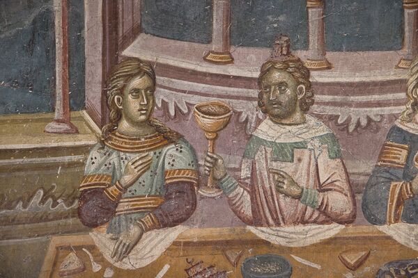 Wedding at Cana, detail
