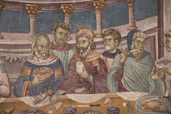 Wedding at Cana, detail