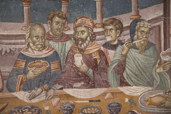 Wedding at Cana, detail