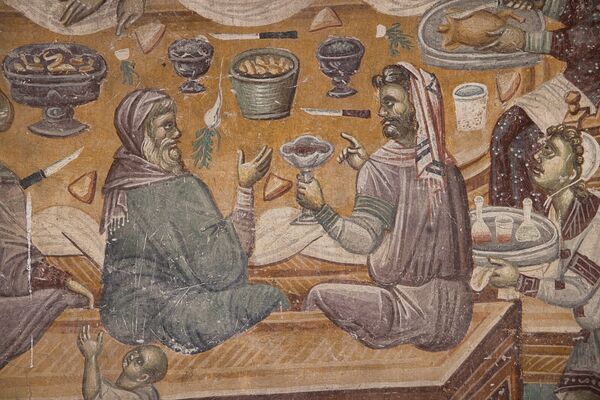 Wedding at Cana, detail