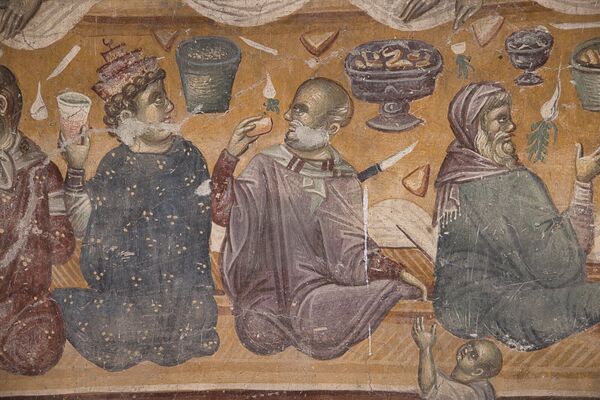Wedding at Cana, detail