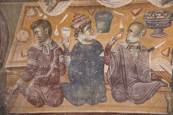 Wedding at Cana, detail