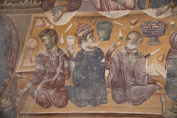 Wedding at Cana, detail
