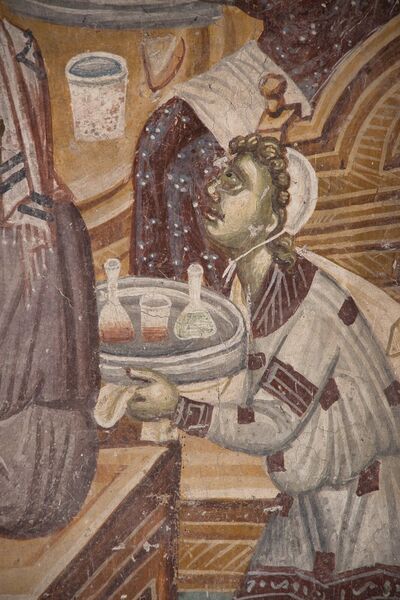 Wedding at Cana, detail