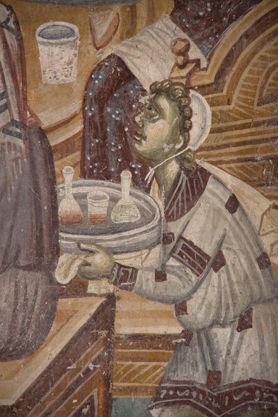 Wedding at Cana, detail