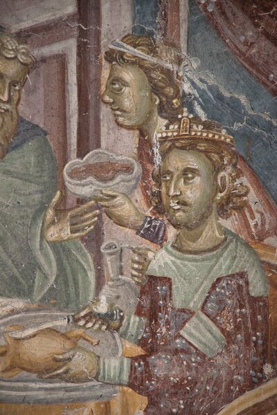 Wedding at Cana, detail