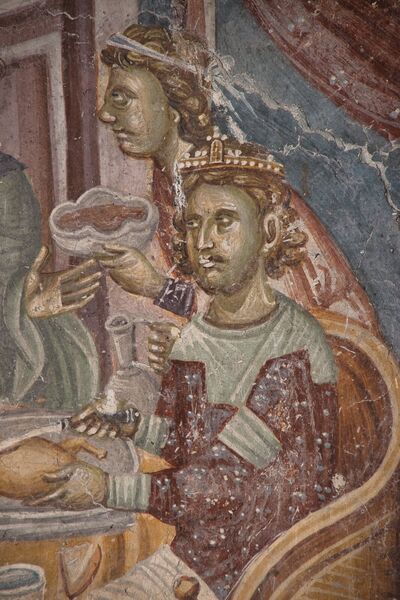 Wedding at Cana, detail