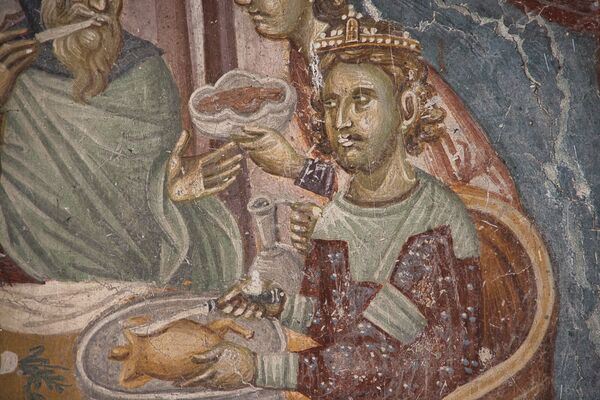 Wedding at Cana, detail