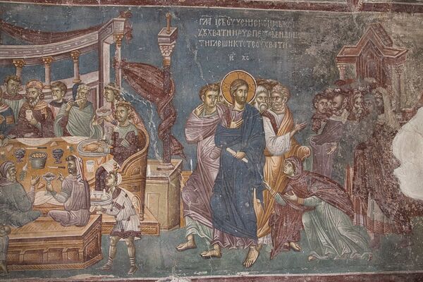 Healing of the bleeding woman