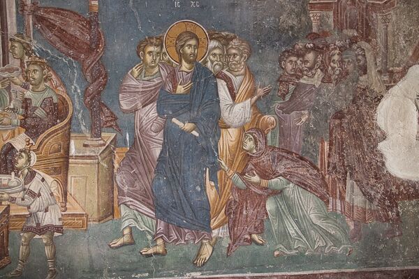 Healing of the bleeding woman