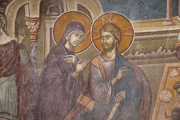 Wedding at Cana, detail