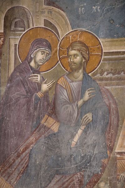 Wedding at Cana, detail