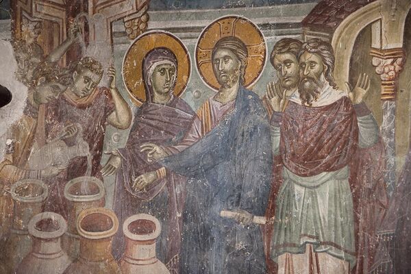 Wedding at Cana, detail