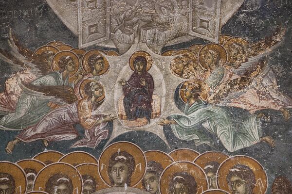 Dormition of the Virgin Mary, detail