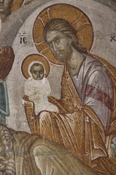Dormition of the Virgin Mary, detail