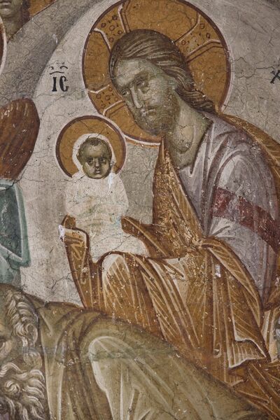 Dormition of the Virgin Mary, detail