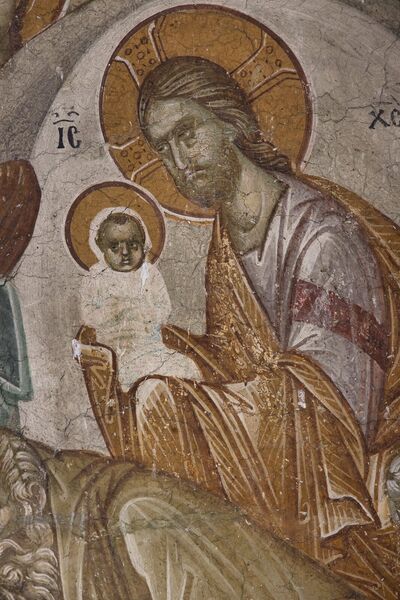 Dormition of the Virgin Mary, detail